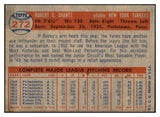 1957 Topps Baseball #272 Bobby Shantz Yankees EX-MT 532577