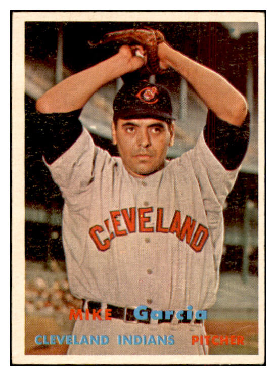 1957 Topps Baseball #300 Mike Garcia Indians EX-MT 532579
