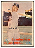 1957 Topps Baseball #304 Joe Cunningham Cardinals EX-MT 532580