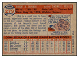 1957 Topps Baseball #279 Bob Thurman Reds EX-MT 532583