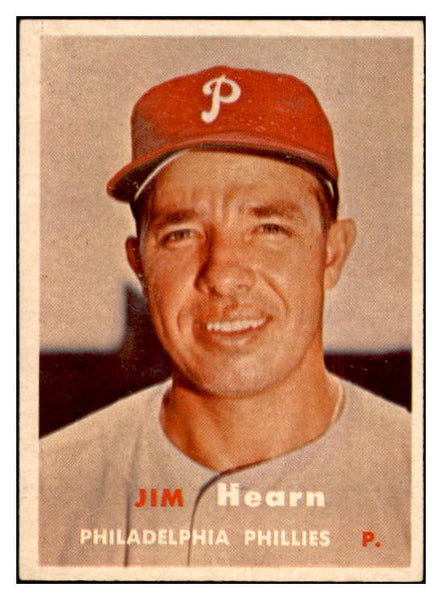 1957 Topps Baseball #348 Jim Hearn Phillies VG-EX 532584