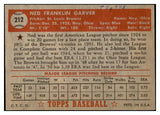 1952 Topps Baseball #212 Ned Garver Browns Good 532600