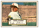 1952 Topps Baseball #046 Gordon Goldsberry Browns Good Red 532603