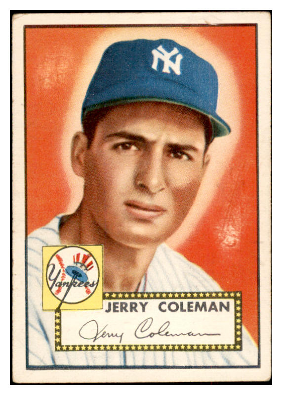 1952 Topps Baseball #237 Jerry Coleman Yankees Good 532605