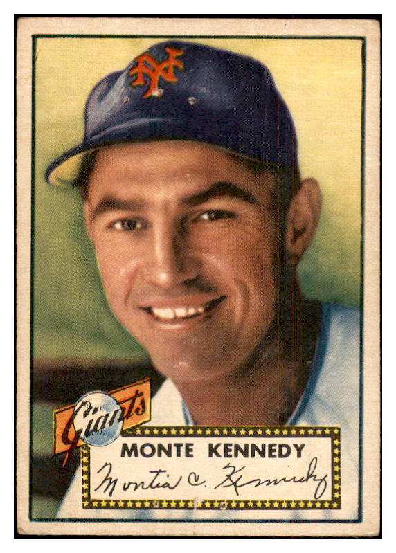 1952 Topps Baseball #124 Monte Kennedy Giants Good 532607