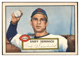 1952 Topps Baseball #297 Andy Seminick Reds GD-VG Scuff Back 532611