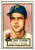 1952 Topps Baseball #166 Paul Lapalme Pirates EX+/EX-MT 532613