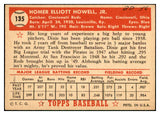 1952 Topps Baseball #135 Dixie Howell Reds GD-VG 532615