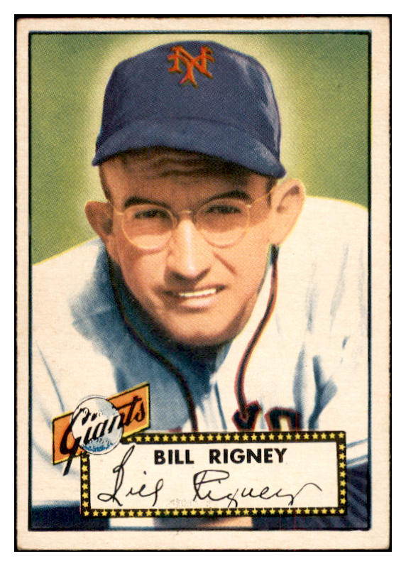 1952 Topps Baseball #125 Bill Rigney Giants EX-MT 532616