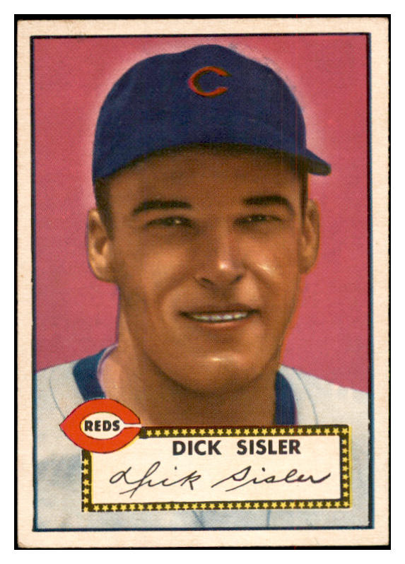 1952 Topps Baseball #113 Dick Sisler Reds EX-MT 532618