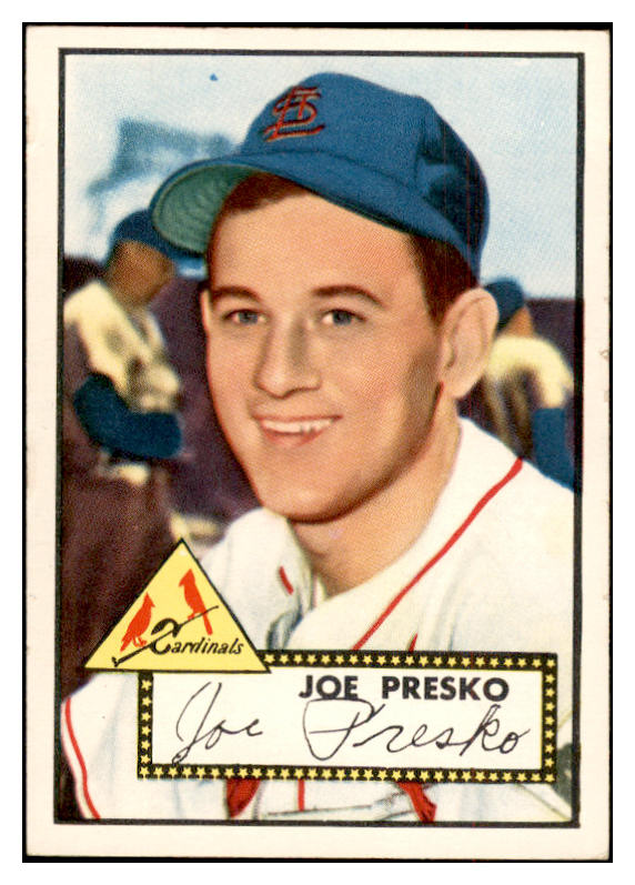 1952 Topps Baseball #220 Joe Presko Cardinals EX 532628