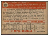 1952 Topps Baseball #299 Ray Murray A's VG-EX 532637