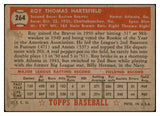 1952 Topps Baseball #264 Roy Hartsfield Braves VG-EX 532639