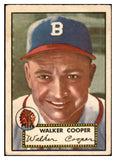 1952 Topps Baseball #294 Walker Cooper Braves VG-EX 532640