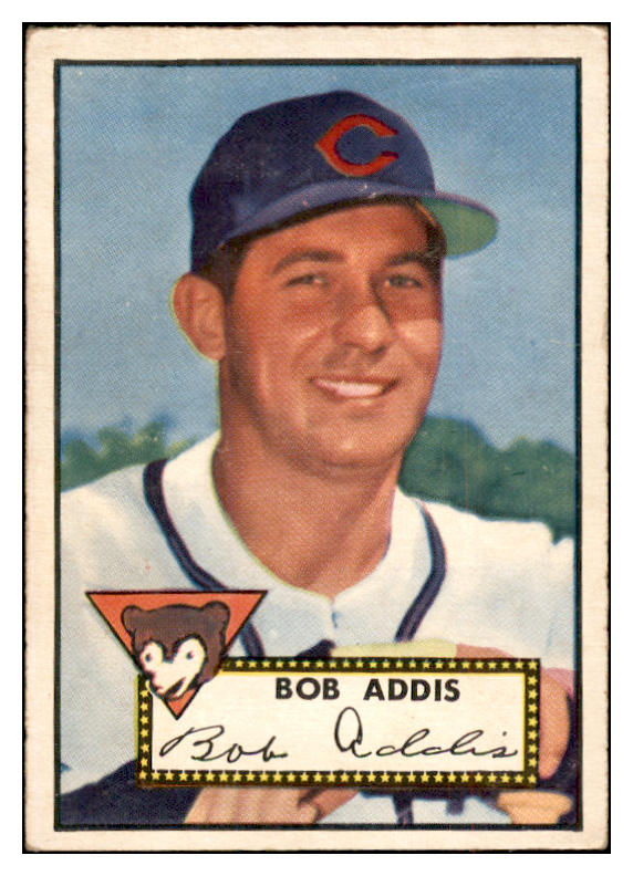 1952 Topps Baseball #259 Bob Addis Cubs VG-EX 532641