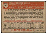 1952 Topps Baseball #265 Chuck Diering Giants VG-EX 532643