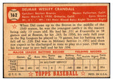 1952 Topps Baseball #162 Del Crandall Braves VG-EX 532649