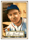 1952 Topps Baseball #075 Wes Westrum Giants VG-EX Red 532651