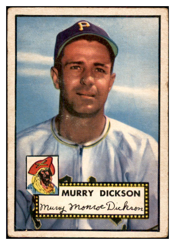 1952 Topps Baseball #266 Murry Dickson Pirates Good 532655