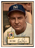 1952 Topps Baseball #048 Joe Page Yankees VG-EX Black 532664