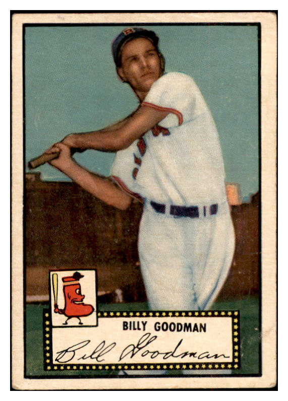 1952 Topps Baseball #023 Billy Goodman Red Sox VG-EX Black 532666