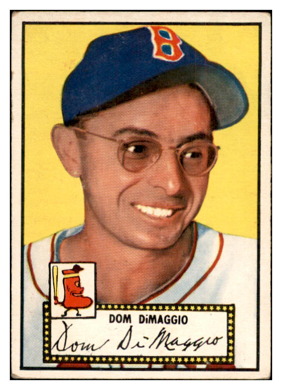 1952 Topps Baseball #022 Dom DiMaggio Red Sox VG-EX Red 532668