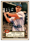 1952 Topps Baseball #013 Johnny Wyrostek Reds VG-EX Red 532674