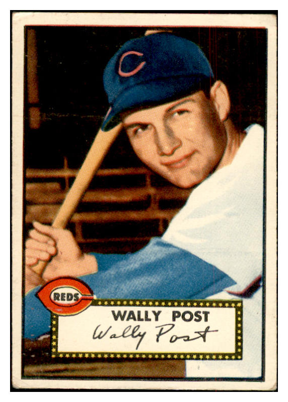 1952 Topps Baseball #151 Wally Post Reds VG-EX 532697