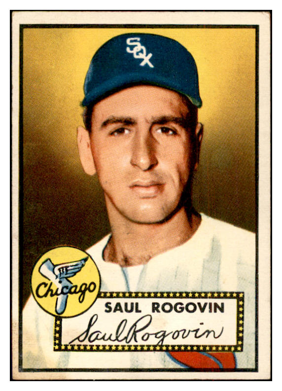 1952 Topps Baseball #159 Saul Rogovin White Sox VG-EX 532699