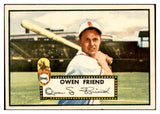 1952 Topps Baseball #160 Owen Friend Browns Good back damage 532700