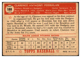 1952 Topps Baseball #188 Bud Podbielan Dodges VG-EX 532704