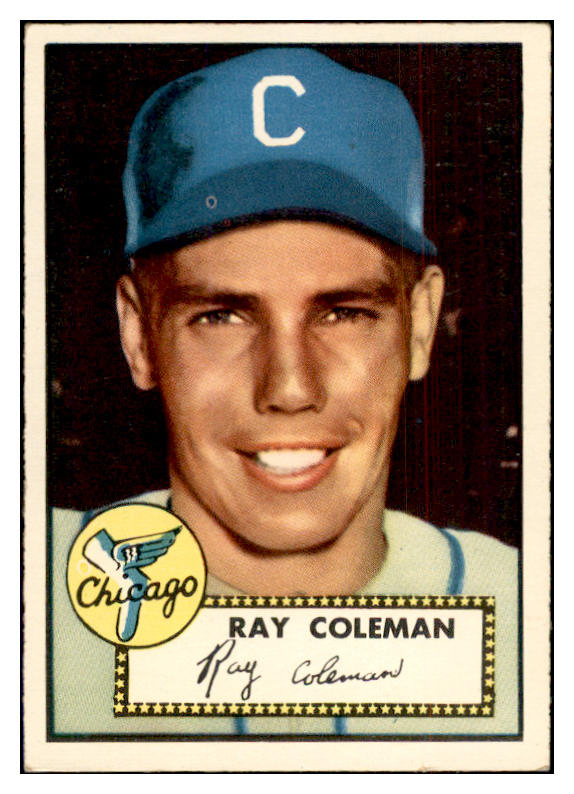 1952 Topps Baseball #211 Ray Coleman White Sox VG-EX 532709