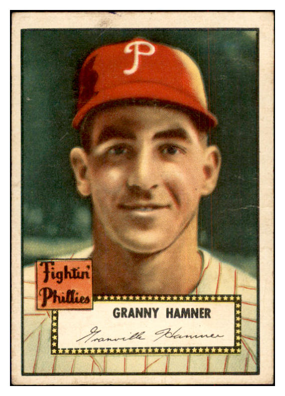 1952 Topps Baseball #221 Granny Hamner Phillies VG-EX 532710