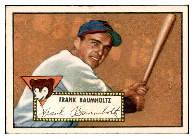 1952 Topps Baseball #225 Frank Baumholtz Cubs VG-EX 532712