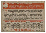 1952 Topps Baseball #225 Frank Baumholtz Cubs VG-EX 532712