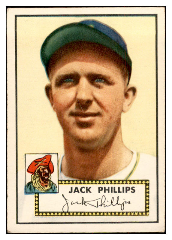1952 Topps Baseball #240 Jack Phillips Pirates VG-EX 532716