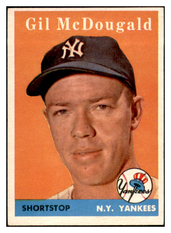1958 Topps Baseball #020 Gil McDougald Yankees EX-MT 532723
