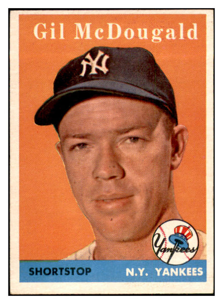 1958 Topps Baseball #020 Gil McDougald Yankees EX-MT 532723