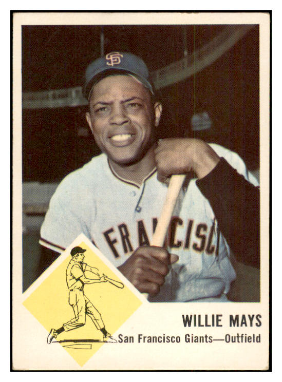 1963 Fleer Baseball #005 Willie Mays Giants VG-EX 532727