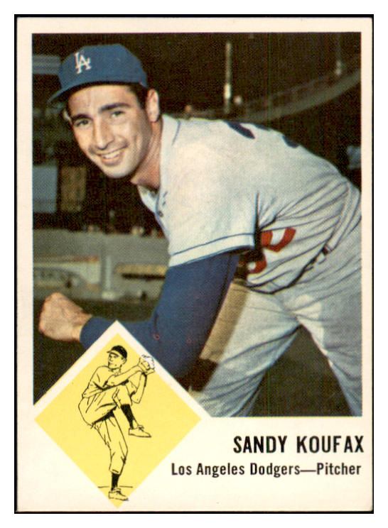 1963 Fleer Baseball #042 Sandy Koufax Dodgers EX-MT 532728