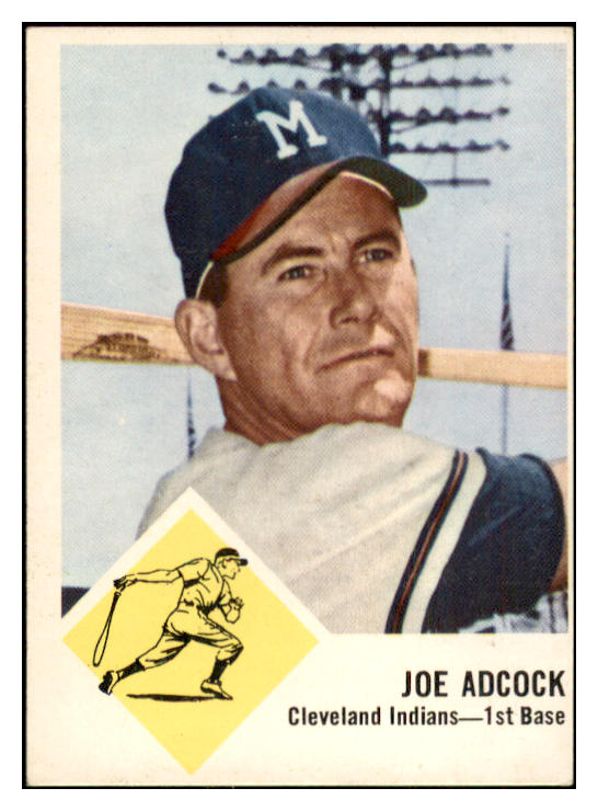 1963 Fleer Baseball #046 Joe Adcock Indians EX-MT 532729