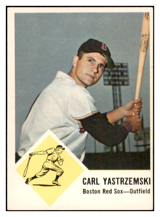 1963 Fleer Baseball #008 Carl Yastrzemski Red Sox EX+/EX-MT 532730