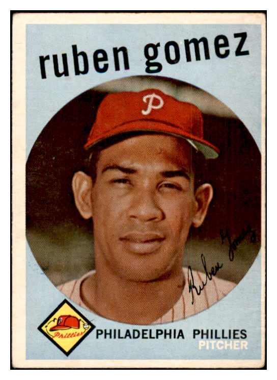 1959 Topps Baseball #535 Ruben Gomez Phillies VG-EX 532731