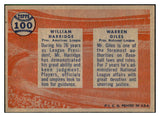 1957 Topps Baseball #100 Warren Giles William Harridge VG-EX 532735
