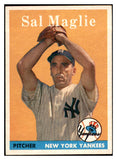 1958 Topps Baseball #043 Sal Maglie Yankees VG-EX 532742