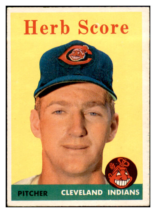 1958 Topps Baseball #352 Herb Score Indians EX-MT 532746