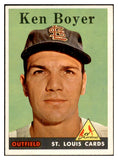 1958 Topps Baseball #350 Ken Boyer Cardinals EX-MT 532747