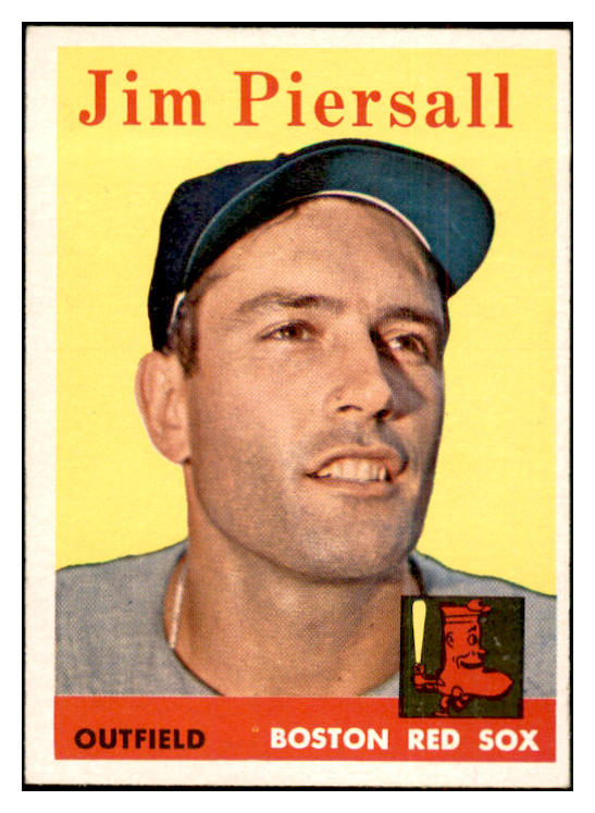 1958 Topps Baseball #280 Jimmy Piersall Red Sox EX-MT 532754