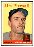 1958 Topps Baseball #280 Jimmy Piersall Red Sox EX-MT 532754