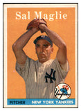 1958 Topps Baseball #043 Sal Maglie Yankees EX-MT 532755